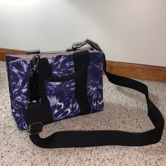 Collection XIIX Bags Collection Xiix Blue Tie Dye Canvas Crossbody